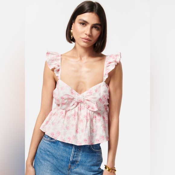 Cami NYC Ines Cami in Pastel Garden - Picture 3 of 10